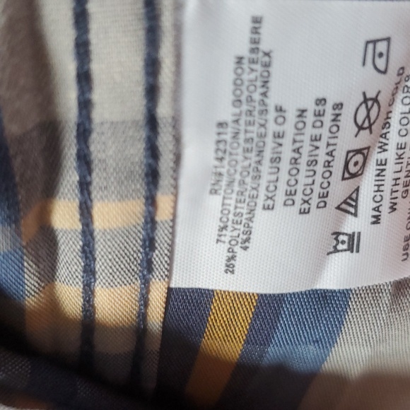 NWT Nick Graham Everywhere  long sleeve shirt size Medium - Picture 7 of 7